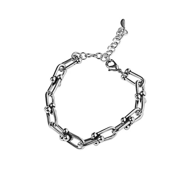 A Little Punky Bracelet - Sterling Silver