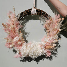 Load image into Gallery viewer, Large Blush Bramble Wreath
