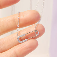Load image into Gallery viewer, Pin Necklace - Sterling Silver
