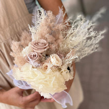 Load image into Gallery viewer, Preserved Rose Bridal Bouquet - cream
