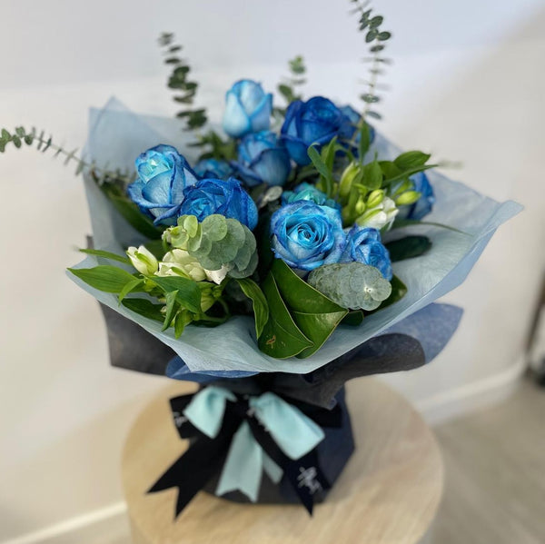 Texture Blue Roses