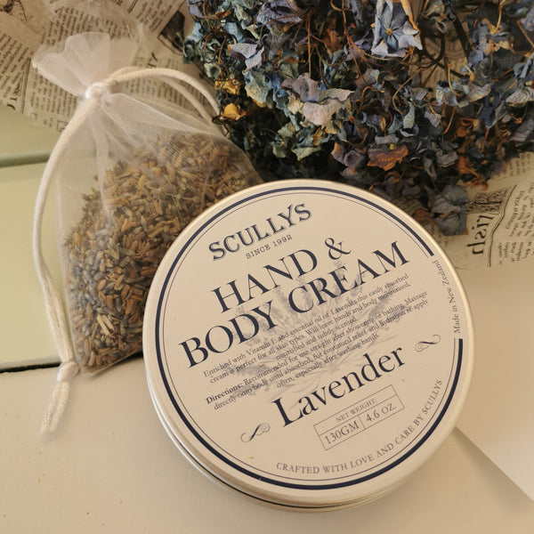 Scullys NZ - Lavender Hand and Body Cream