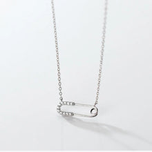 Load image into Gallery viewer, Pin Necklace - Sterling Silver
