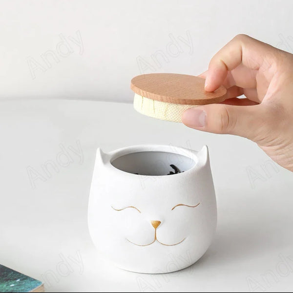 Cute Cat Storage Jar