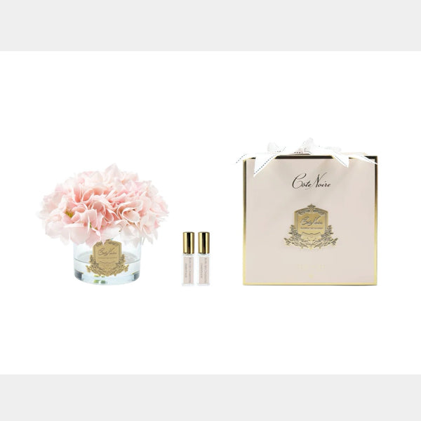 COTE NOIRE PERFUMED NATURAL TOUCH HYDRANGEAS - PINK BLUSH - PINK BOX - GMH88