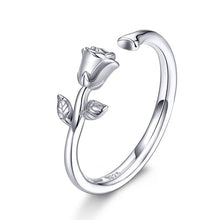 Load image into Gallery viewer, Secret Garden Rose Ring - Sterling Silver

