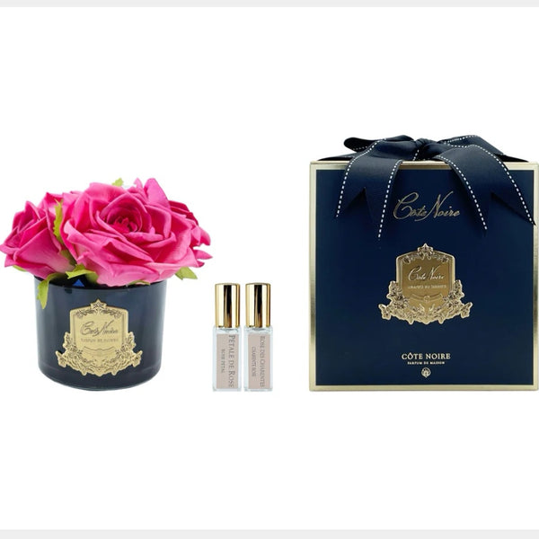 COTE NOIRE PERFUMED NATURAL TOUCH 5 ROSES - CLEAR - MAGENTA - GMRB67