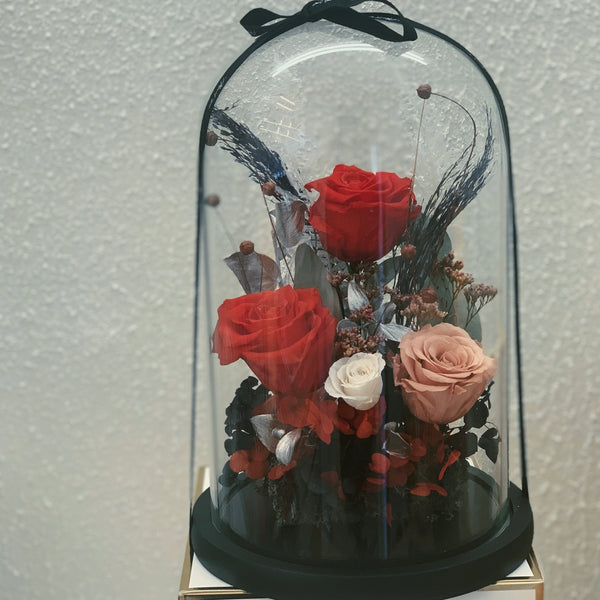 Glass Domes- Secret Rose Garden