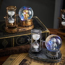 Load image into Gallery viewer, Astronaut Crystal Ball &amp; Hourglass
