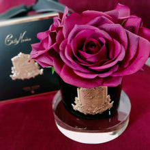 Load image into Gallery viewer, Perfumed Natural Touch 5 Roses - Black - Carmine Red - GMRB64
